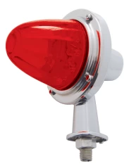 (CARD) 11 RED LED WATERMELON HONDA LIGHT W/ 1 1/8" ARM - RED LENS