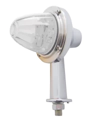 (CARD) 11 AMBER LED WATERMELON HONDA LIGHT W/ 2 1/8" ARM - CLEAR LENS