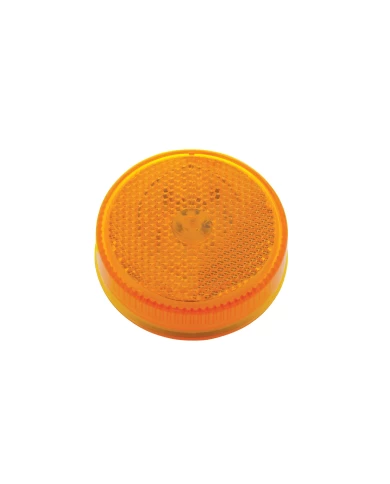 (BULK) 8 LED 2 1/2ö CLEARANCE / MARKER LIGHT - REFLECTORIZED AMBER LENS (BULK) 8 LED 2 1/2ö CLEARANCE / MARKER LIGHT - REFLECTORIZED AMBER LENS