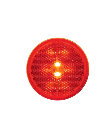 (BULK) 8 LED 2 1/2ö CLEARANCE / MARKER LIGHT - REFLECTORIZED RED LENS (BULK) 8 LED 2 1/2ö CLEARANCE / MARKER LIGHT - REFLECTORIZED RED LENS
