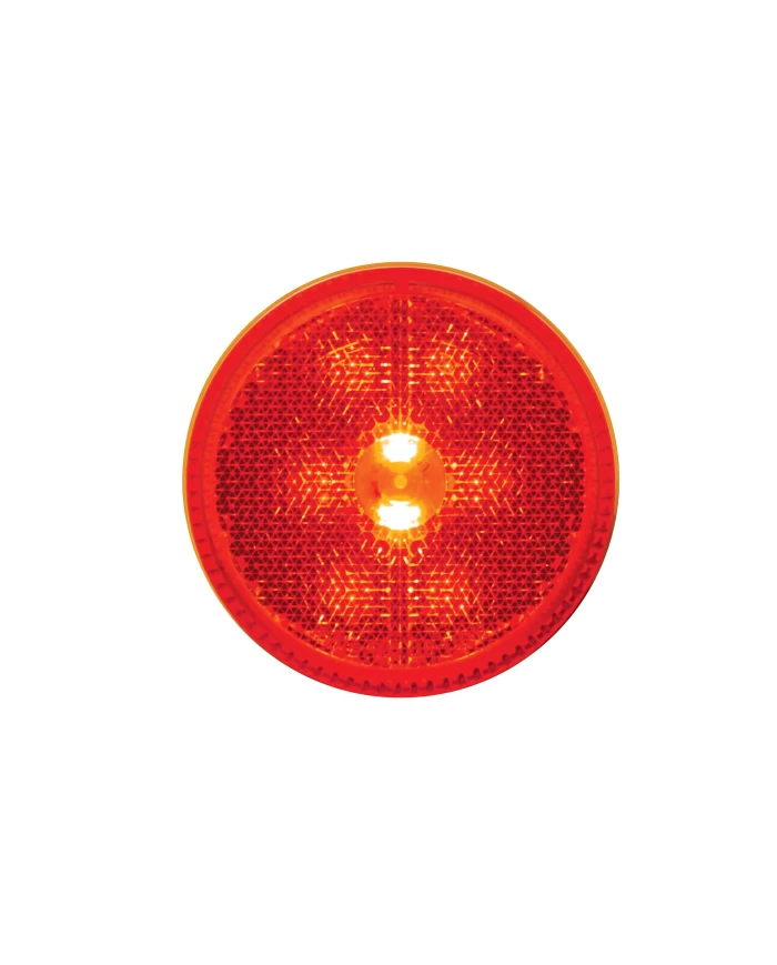 (BULK) 8 LED 2 1/2ö CLEARANCE / MARKER LIGHT - REFLECTORIZED RED LENS (BULK) 8 LED 2 1/2ö CLEARANCE / MARKER LIGHT - REFLECTORIZED RED LENS