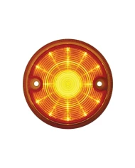 (BULK) 15 AMBER LED 3" DOUBLE FACE LIGHT ONLY SINGLE FUNCTION - AMBER LENS (BULK) 15 AMBER LED 3" DOUBLE FACE LIGHT ONLY SINGLE FUNCTION - AMBER LENS