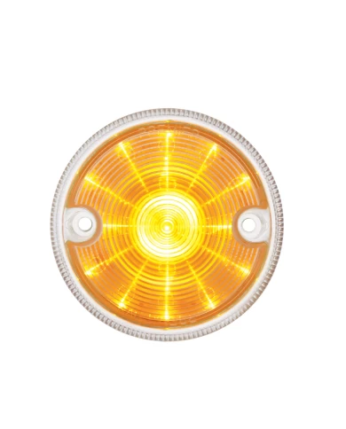 (BULK) 15 AMBER LED 3" DOUBLE FACE LIGHT ONLY SINGLE FUNCTION - CLEAR LENS (BULK) 15 AMBER LED 3" DOUBLE FACE LIGHT ONLY SINGLE FUNCTION - CLEAR LENS