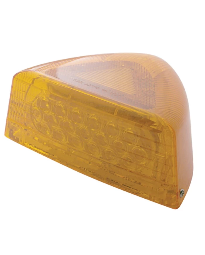 (CARD) 37 AMBER LED PETERBILT FRONT TURN SIGNAL LIGHT - AMBER LENS (CARD) 37 AMBER LED PETERBILT FRONT TURN SIGNAL LIGHT - AMBER LENS
