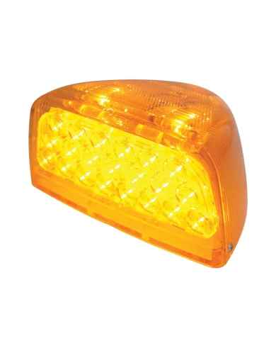 (CARD) 31 AMBER LED PETERBILT FRONT TURN SIGNAL LIGHT - AMBER LENS (CARD) 31 AMBER LED PETERBILT FRONT TURN SIGNAL LIGHT - AMBER LENS