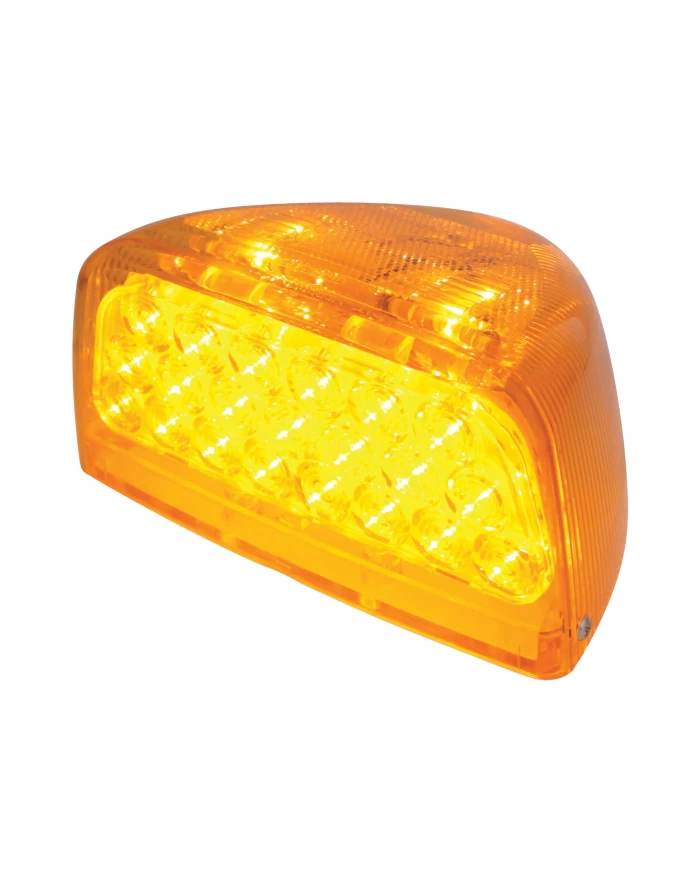 (CARD) 31 AMBER LED PETERBILT FRONT TURN SIGNAL LIGHT - AMBER LENS (CARD) 31 AMBER LED PETERBILT FRONT TURN SIGNAL LIGHT - AMBER LENS
