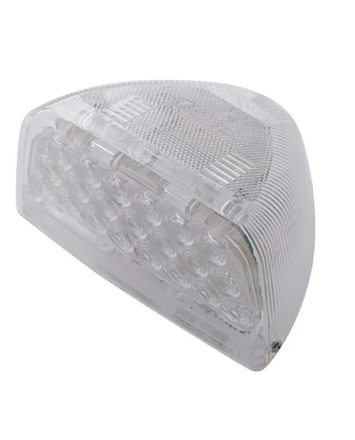 (CARD) 31 AMBER LED PETERBILT FRONT TURN SIGNAL LIGHT - CLEAR LENS (CARD) 31 AMBER LED PETERBILT FRONT TURN SIGNAL LIGHT - CLEAR LENS