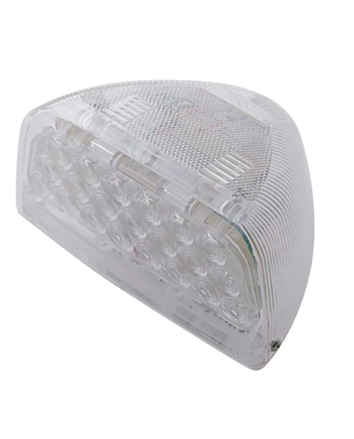 (CARD) 31 AMBER LED PETERBILT FRONT TURN SIGNAL LIGHT - CLEAR LENS (CARD) 31 AMBER LED PETERBILT FRONT TURN SIGNAL LIGHT - CLEAR LENS