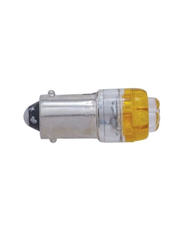 (2/CARD) 4 LED 1893 BULB - AMBER (2/CARD) 4 LED 1893 BULB - AMBER