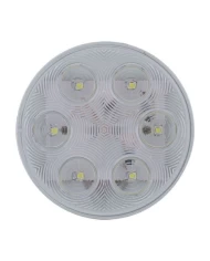 (CARD) 6 WHITE LED 4" BACK-UP LIGHT - CLEAR (CARD) 6 WHITE LED 4" BACK-UP LIGHT - CLEAR