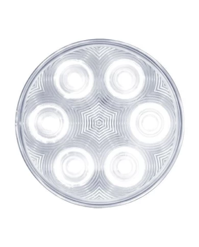 (CARD) 6 WHITE LED 4" BACK-UP LIGHT - CLEAR (CARD) 6 WHITE LED 4" BACK-UP LIGHT - CLEAR