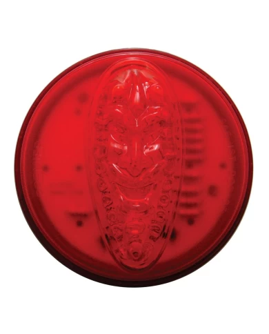 (CARD) 40 RED LED 4" DEVIL S/T/T LIGHT - RED LENS (CARD) 40 RED LED 4" DEVIL S/T/T LIGHT - RED LENS