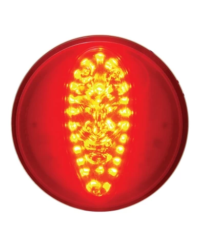 (BULK) 40 RED LED 4" DEVIL S/T/T LIGHT - RED LENS (BULK) 40 RED LED 4" DEVIL S/T/T LIGHT - RED LENS