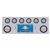UP35258-SS Rear Center Panel With 2X 10 LED 4" Lights & 6X 13 LED 2.5" Lights -Red LED/Clear Lens
