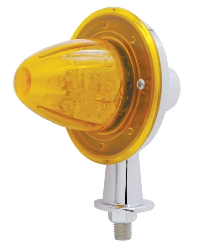 (CARD) 13 AMBER LED WATERMELON HONDA LIGHT 1 1/8" ARM - AMBER LENS (CARD) 13 AMBER LED WATERMELON HONDA LIGHT 1 1/8" ARM - AMBER LENS