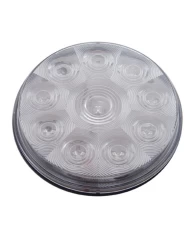 (CARD) 10 WHITE LED 4" UTILITY/AUXILIARY LIGHT - CLEAR LENS (CARD) 10 WHITE LED 4" UTILITY/AUXILIARY LIGHT - CLEAR LENS