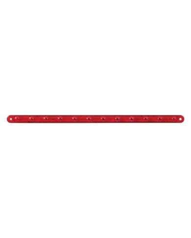 (BULK) 12 RED LED 12" LIGHT BAR - RED LENS (BULK) 12 RED LED 12" LIGHT BAR - RED LENS