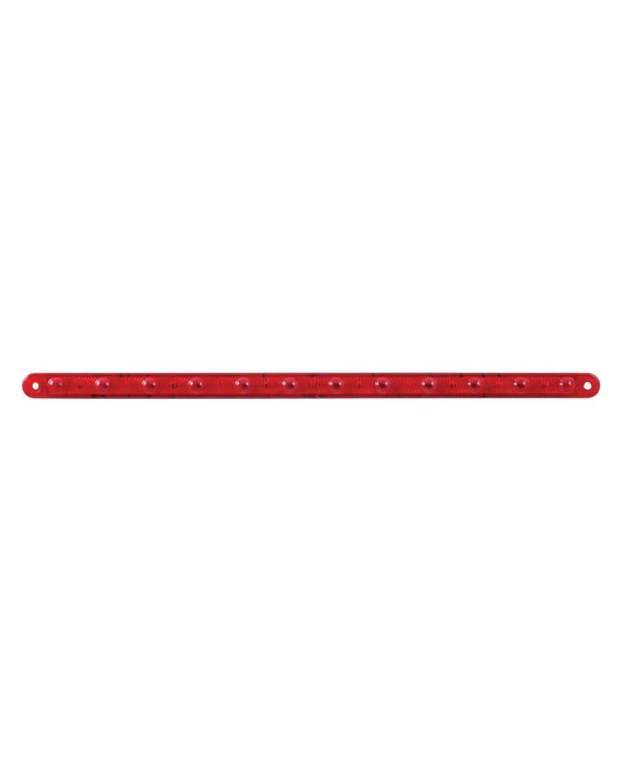(BULK) 12 RED LED 12" LIGHT BAR - RED LENS (BULK) 12 RED LED 12" LIGHT BAR - RED LENS