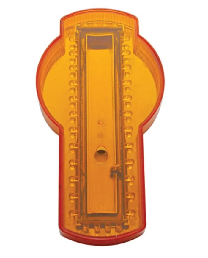(CARD) 32 AMBER LED KENWORTH EMBLEM LIGHT - AMBER LENS
