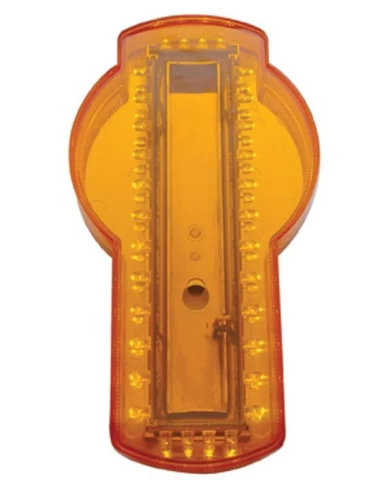 (CARD) 32 AMBER LED KENWORTH EMBLEM LIGHT - AMBER LENS (CARD) 32 AMBER LED KENWORTH EMBLEM LIGHT - AMBER LENS