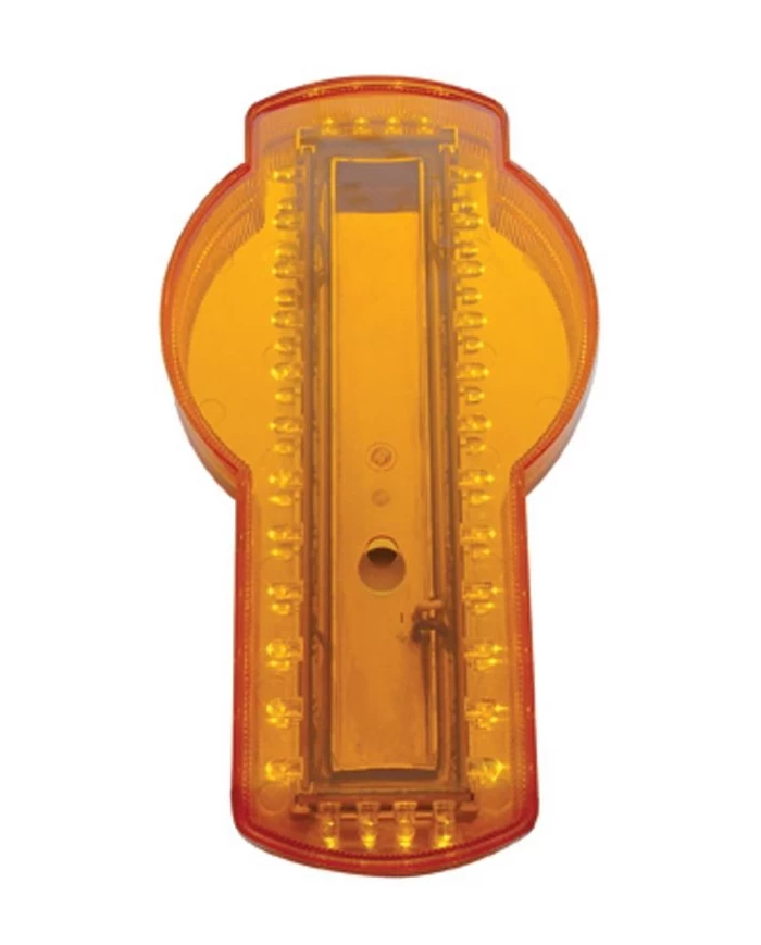 (CARD) 32 AMBER LED KENWORTH EMBLEM LIGHT - AMBER LENS