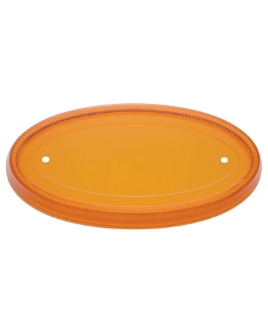 (BULK) PETERBILT EMBLEM LENS FOR 32 LED PETERBILT EMBLEM LIGHT (LARGE) - AMBER LENS (BULK) PETERBILT EMBLEM LENS FOR 32 LED PETERBILT EMBLEM LIGHT (LARGE) - AMBER LENS