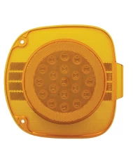 (CARD) 22 AMBER LED FREIGHTLINER FRONT TURN SIGNAL LIGHT - AMBER LENS (CARD) 22 AMBER LED FREIGHTLINER FRONT TURN SIGNAL LIGHT - AMBER LENS