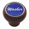 UP23549-"Washer" Wood Deluxe Dash Knob - Blue Glossy Sticker