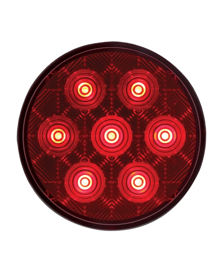 (BULK) 7 RED LED 4" "COMPETITION SEREIS" S/T/T LIGHT - RED LENS (BULK) 7 RED LED 4" "COMPETITION SEREIS" S/T/T LIGHT - RED LENS