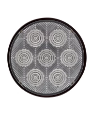 (BULK) 7 RED LED 4" "COMPETITION SEREIS" S/T/T LIGHT - CLEAR LENS