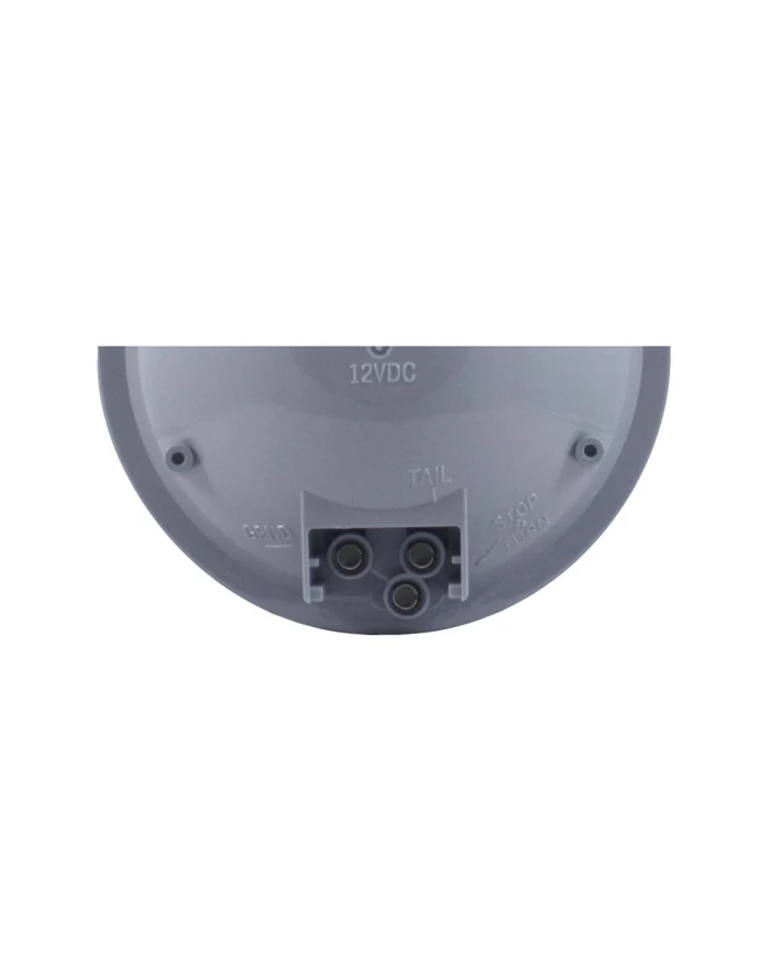 (CARD) 21 RED LED 4" S/T/T LIGHT - CLEAR LENS