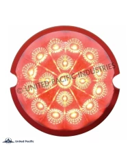(CARD) 17 RED LED ROUND REFLECTOR AUXILIARY/CAB LIGHT - RED LENS (CARD) 17 RED LED ROUND REFLECTOR AUXILIARY/CAB LIGHT - RED LENS