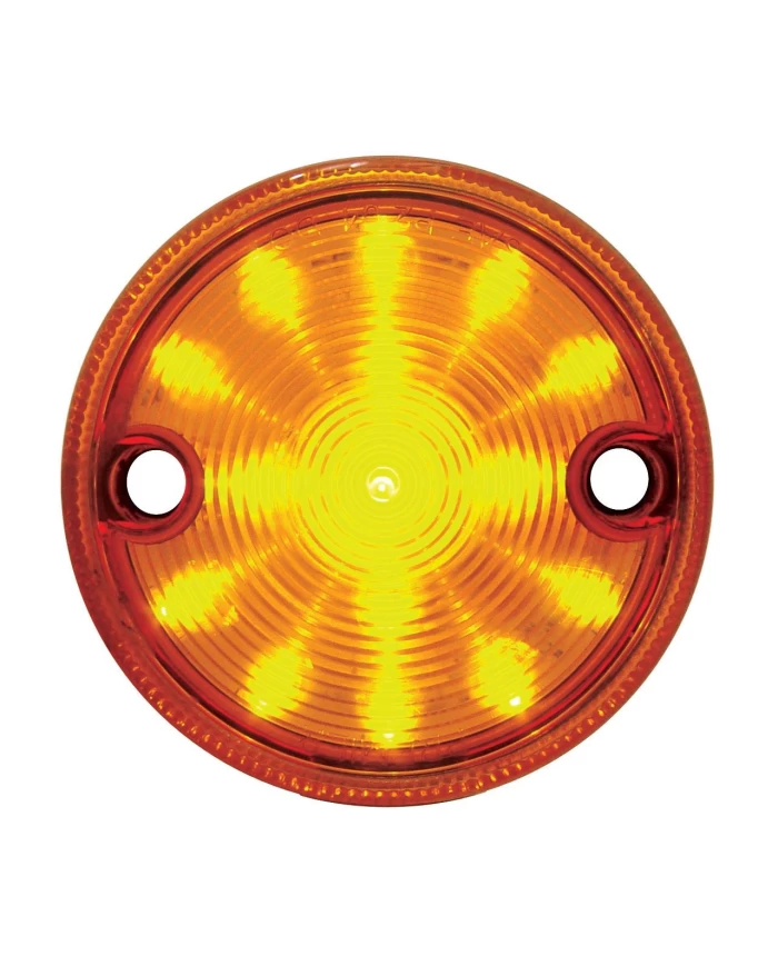 (CARD) 15 AMBER LED 3" DUAL FUNCTION DOUBLE FACE LIGHT - AMBER LENS (CARD) 15 AMBER LED 3" DUAL FUNCTION DOUBLE FACE LIGHT - AMBER LENS