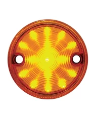 (CARD) 15 AMBER LED 3" DUAL FUNCTION DOUBLE FACE LIGHT - AMBER LENS (CARD) 15 AMBER LED 3" DUAL FUNCTION DOUBLE FACE LIGHT - AMBER LENS