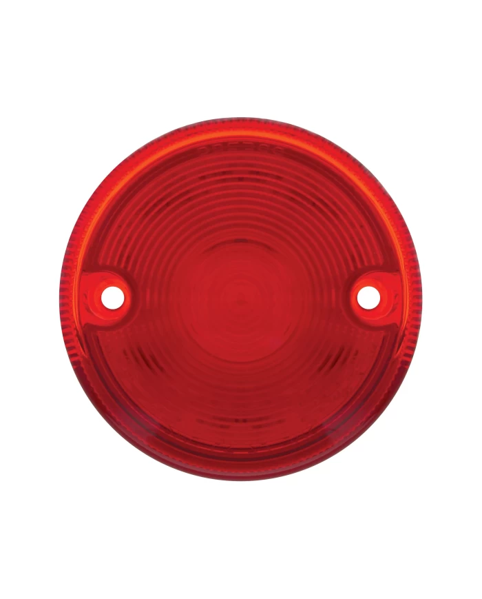 (BULK) 15 RED LED 3" DUAL FUNCTION DOUBLE FACE LIGHT - RED LENS