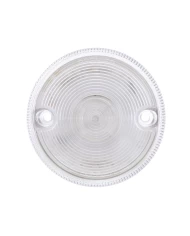 (BULK) 15 AMBER LED 3" DUAL FUNCTION DOUBLE FACE LIGHT - CLEAR LENS