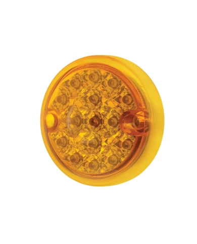(BULK) 15 AMBER LED 3" DOUBLE FACE LIGHT W/ REFLECTOR - AMBER LENS (BULK) 15 AMBER LED 3" DOUBLE FACE LIGHT W/ REFLECTOR - AMBER LENS