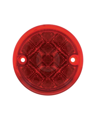 (BULK) 15 RED LED 3" DOUBLE FACE LIGHT W/ REFLECTOR - RED LENS (BULK) 15 RED LED 3" DOUBLE FACE LIGHT W/ REFLECTOR - RED LENS