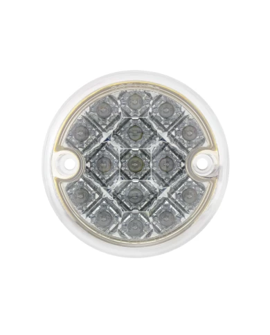 (BULK) 15 AMBER LED 3" DOUBLE FACE LIGHT W/ REFLECTOR - CLEAR LENS (BULK) 15 AMBER LED 3" DOUBLE FACE LIGHT W/ REFLECTOR - CLEAR LENS