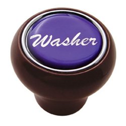 UP23551-"Washer" Wood Deluxe Dash Knob - Purple Glossy Sticker