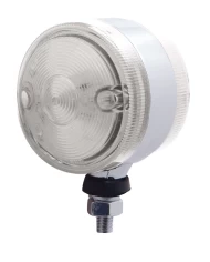 (CARD) 15 AMBER/15 RED LED 3" DUAL FUNCTION DOUBLE FACE LIGHT - CLEAR/CLEAR LENS (CARD) 15 AMBER/15 RED LED 3" DUAL FUNCTION DOUBLE FACE LIGHT - CLEAR/CLEAR LENS