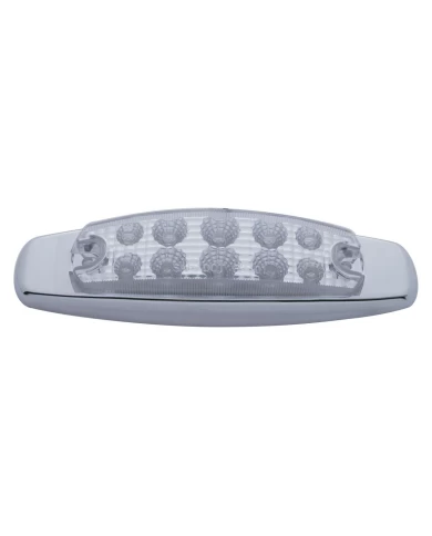 (PACK) 10 RED LED PETERBILT RECTANGULAR MARKER LIGHT W/ REFLECTOR - CLEAR LENS (PACK) 10 RED LED PETERBILT RECTANGULAR MARKER LIGHT W/ REFLECTOR - CLEAR LENS