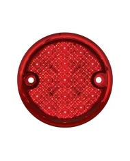(BULK) 15 RED LED 3" DUAL FUNCTION DOUBLE FACE REFLECTOR LIGHT/ LIGHT ONLY - RED LENS