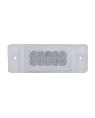 *CLOSEOUT* (CARD) 26 RED LED RECTANGULAR REFLECTOR CLEARANCE/MARKER LIGHT - CLEAR LENS *CLOSEOUT* (CARD) 26 RED LED RECTANGULAR REFLECTOR CLEARANCE/MARKER LIGHT - CLEAR LENS