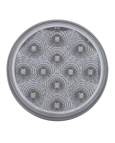 (CARD) 12 WHITE LED 4" AUXILIARY/UTILITY LIGHT W/ REFLECTOR - CLEAR LENS (CARD) 12 WHITE LED 4" AUXILIARY/UTILITY LIGHT W/ REFLECTOR - CLEAR LENS