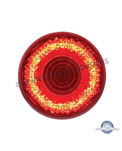 UP36525-9 LED 2" Round Mirage Light (Clearance/Marker) - Red LED/Red Lens