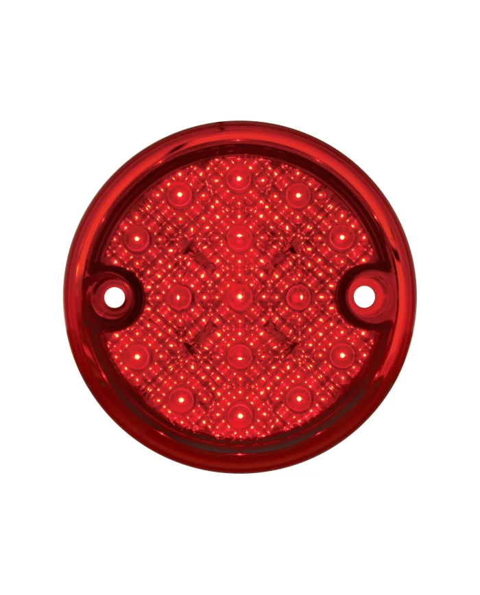 (CARD) 15 AMBER/15 RED LED DUAL FUNCTION DOUBLE FACE LIGHT KIT - AMBER/RED LENS