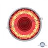 UP36527-9 LED 2" Round Mirage Light (Clearance/Marker) - Red LED/Clear Lens