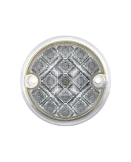 (CARD) 15 AMBER/15 RED LED DUAL FUNCTION DOUBLE FACE LIGHT KIT - CLEAR/CLEAR LENS