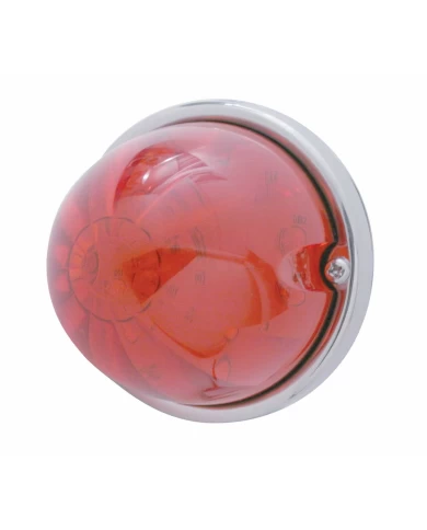 (BULK) 17 RED LED WATERMELON CAB LIGHT FLUSH MOUNT KIT - RED LENS (BULK) 17 RED LED WATERMELON CAB LIGHT FLUSH MOUNT KIT - RED LENS